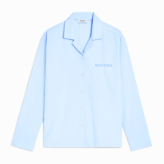 ロングプレミアムシルクパジャマトップ